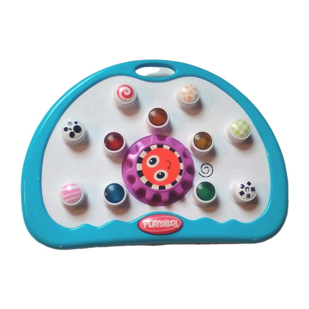 Playskool Explore N Grow Busy Gears Musical Lights Sounds Tested Works No Gears